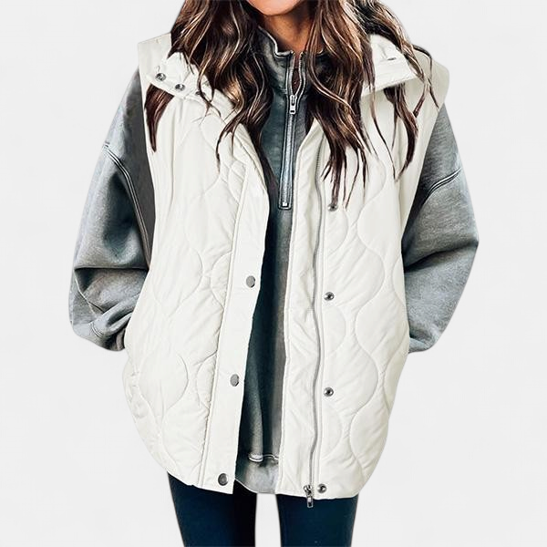 OLIVIA™ - Women's Casual Oversized Puffer Vest with Stand Collar
