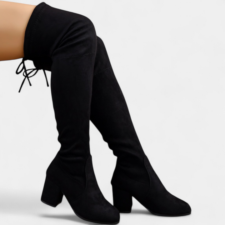 TRIXY™ – Fashionable Mid Heel Over-the-Knee Boots