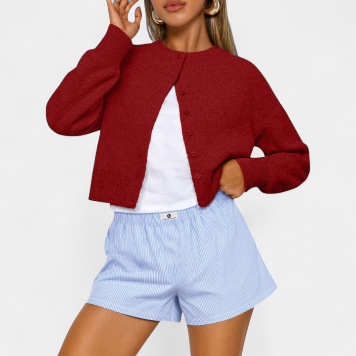 MEGAN™ – Cozy Lightweight Crop Cardigan Sweater