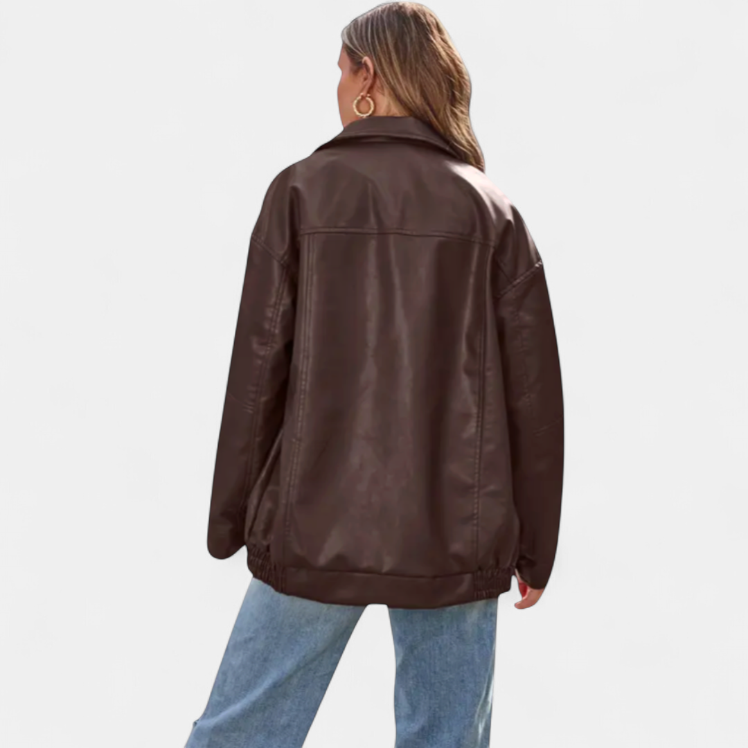 RYDER™ – Relaxed Moto PU Leather Jacket