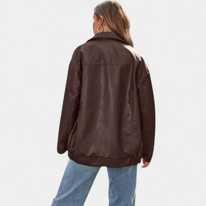 RYDER™ – Relaxed Moto PU Leather Jacket