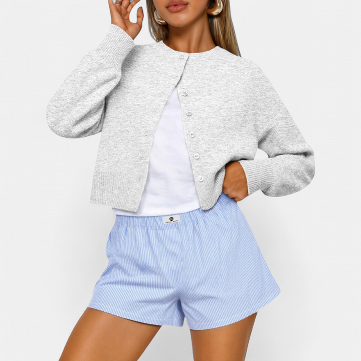 MEGAN™ – Cozy Lightweight Crop Cardigan Sweater
