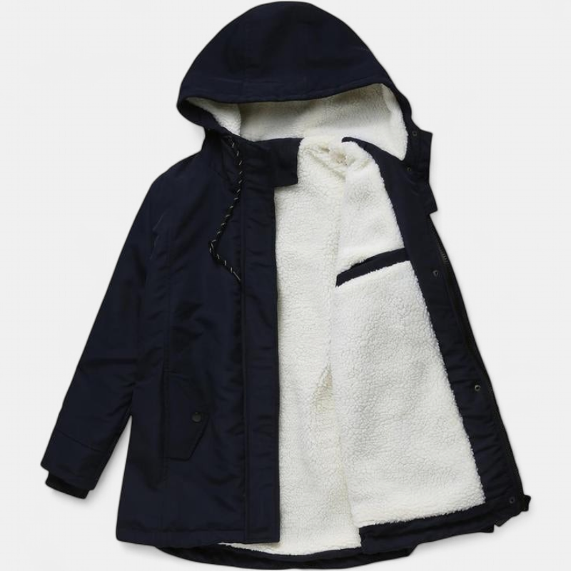 AMINA™ - Thick Winter Coat with Hood and Quilted Lining for Winter Warmth