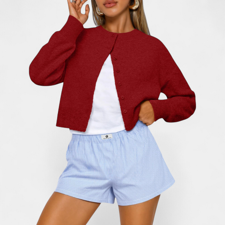 MEGAN™ – Cozy Lightweight Crop Cardigan Sweater
