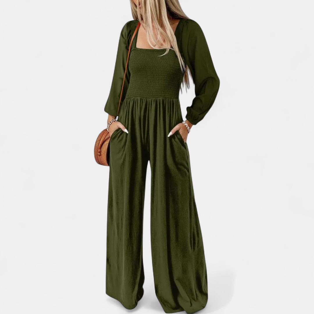 HARLOW™ – Relaxed Wide Leg Overall Jumpsuit