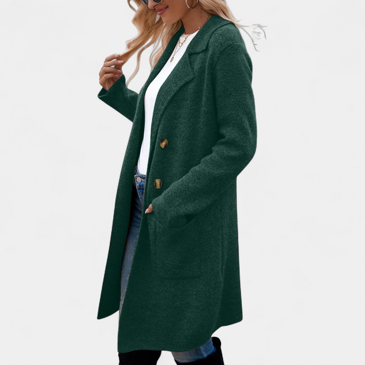 ZAHEKA™ - Casual Long Sleeve Mid Length Coat