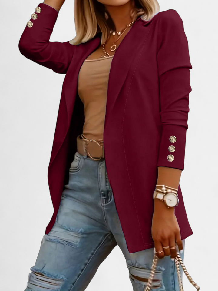 ODIN™ - Casual Long Sleeve Open Front Blazer