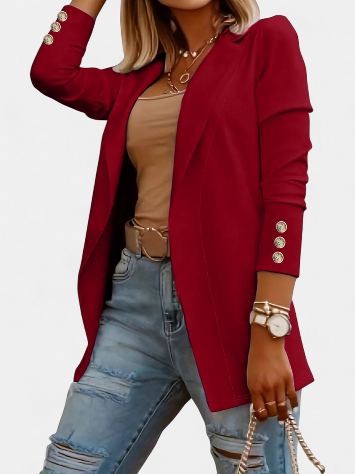 ODIN™ - Casual Long Sleeve Open Front Blazer