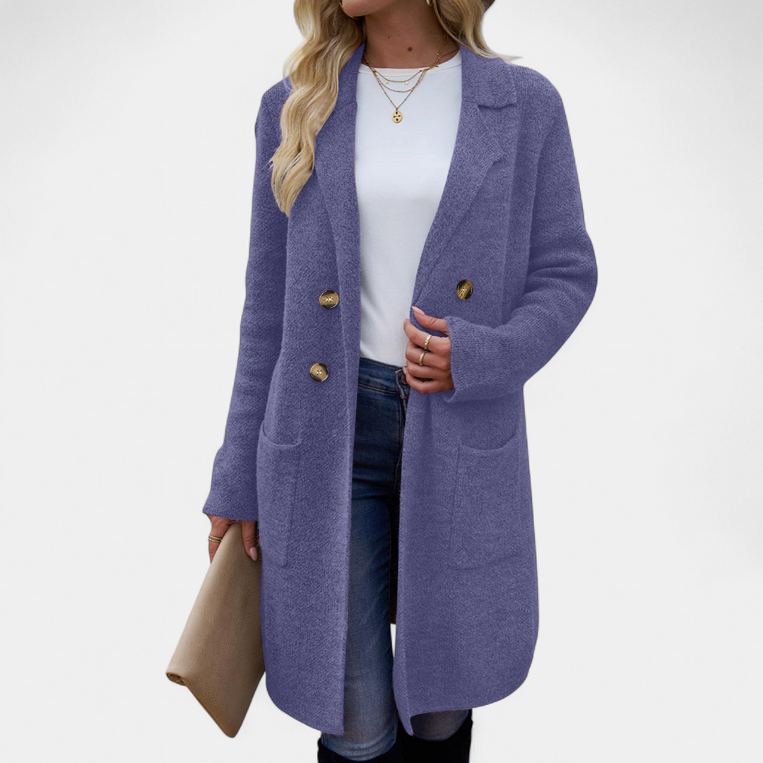 ZAHEKA™ - Casual Long Sleeve Mid Length Coat