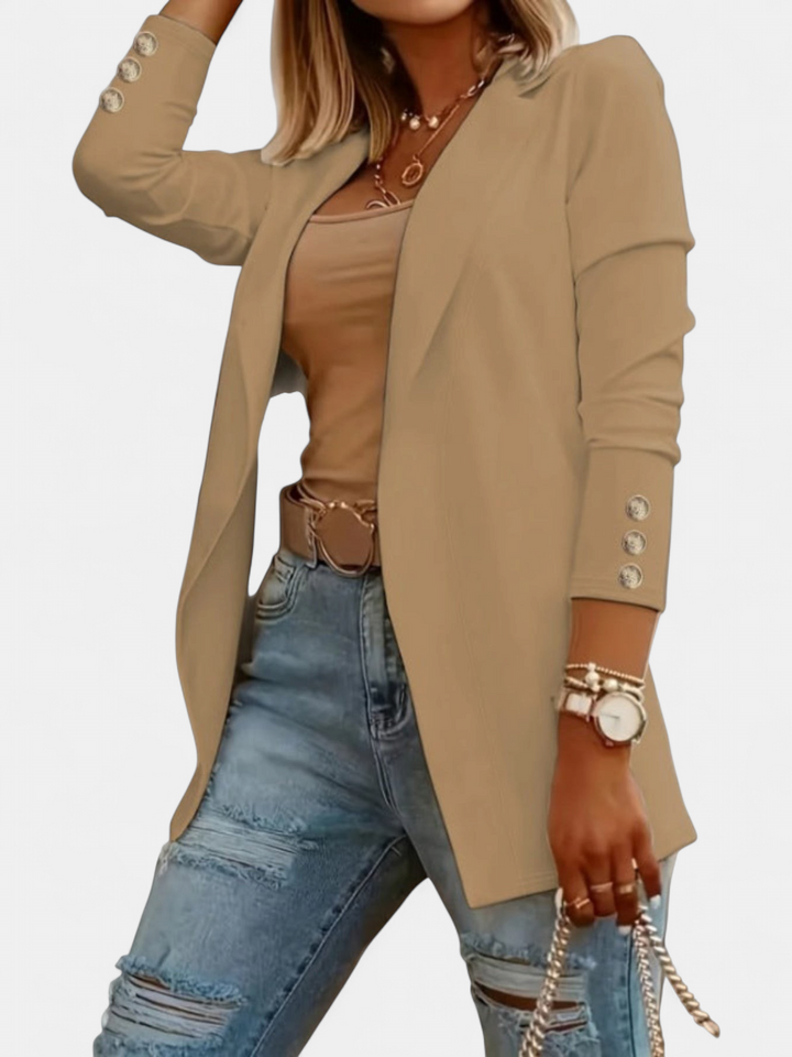 ODIN™ - Casual Long Sleeve Open Front Blazer