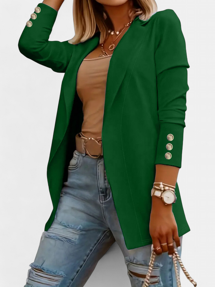 ODIN™ - Casual Long Sleeve Open Front Blazer