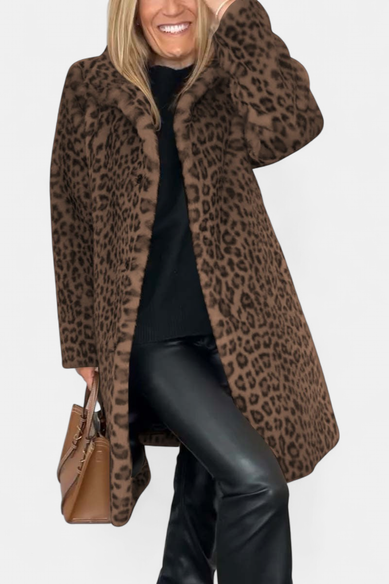 ROSA™ |  Leopard Winter Coat