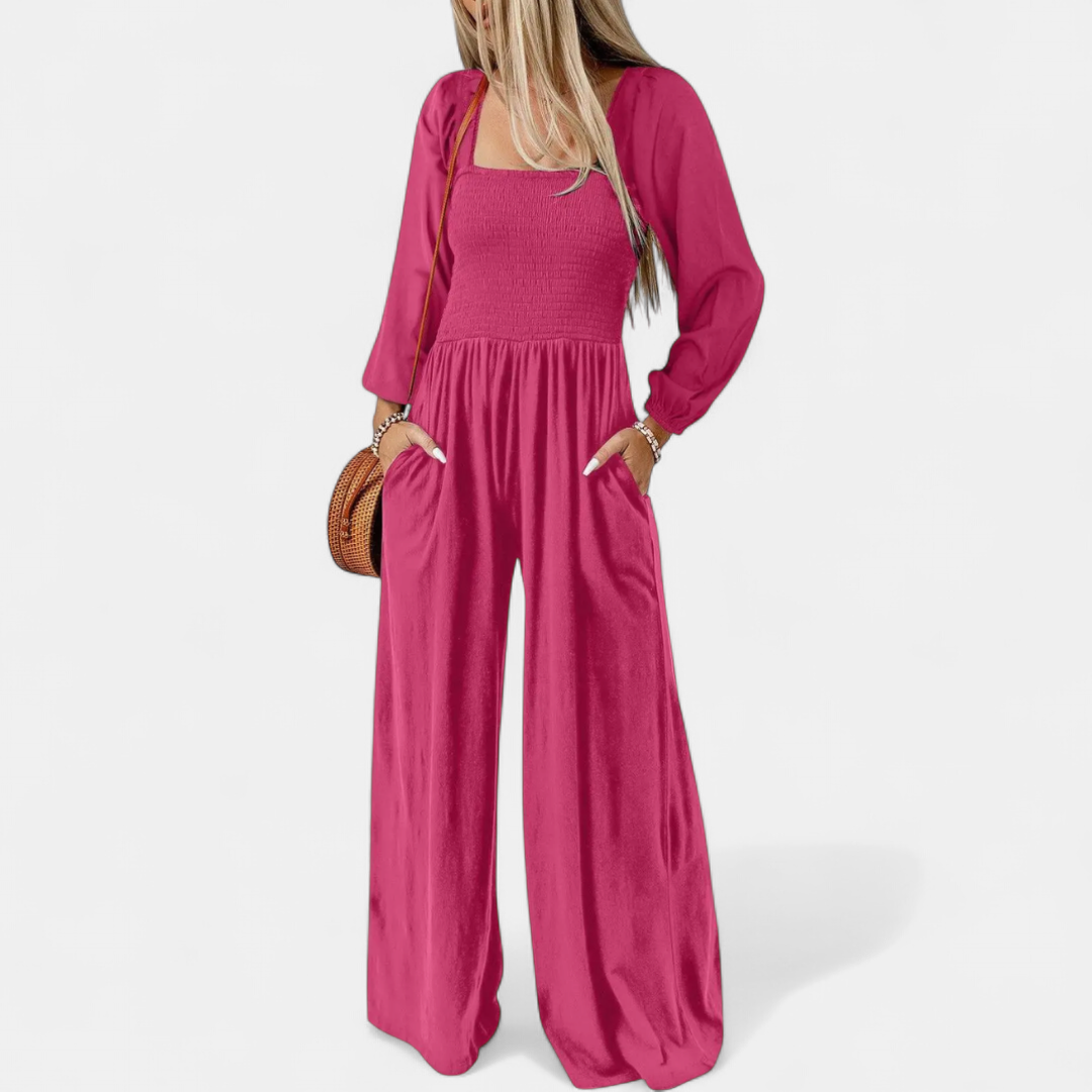 HARLOW™ – Relaxed Wide Leg Overall Jumpsuit