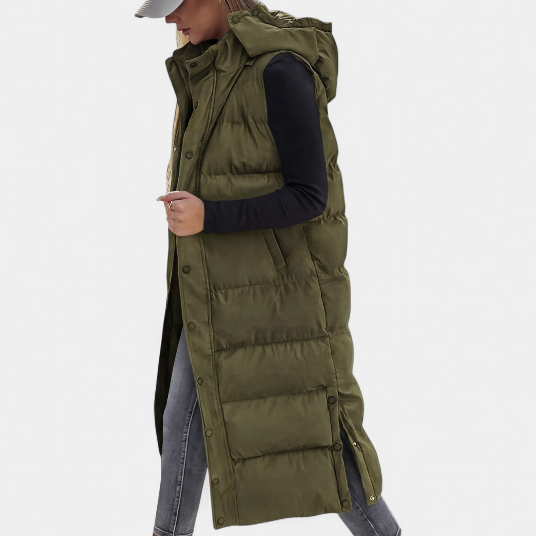 YVONNE™ – Cozy Hooded Puffer Vest