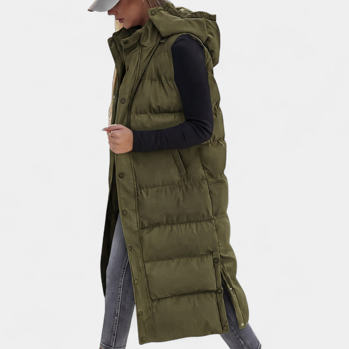 YVONNE™ – Cozy Hooded Puffer Vest