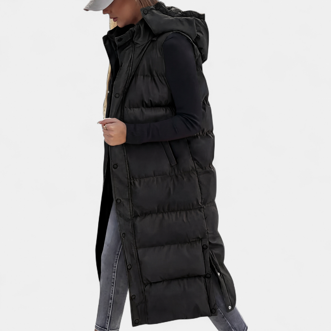 YVONNE™ – Cozy Hooded Puffer Vest