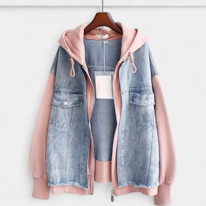 MIRA™ | Dual-Tone Denim Jacket