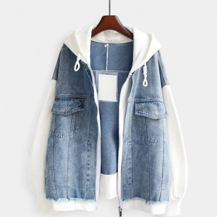 MIRA™ | Dual-Tone Denim Jacket