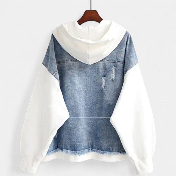 MIRA™ | Dual-Tone Denim Jacket
