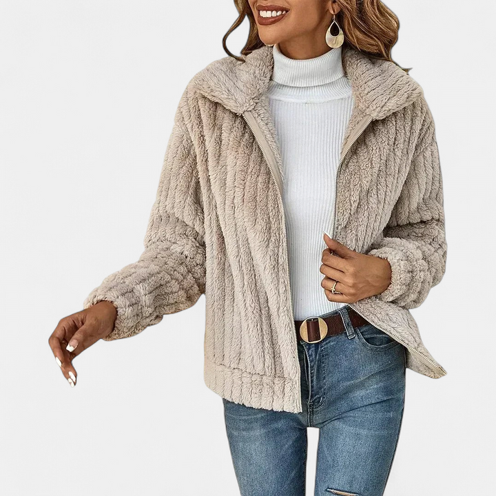 GENEVIEVE™ - Stylish Sherpa Jacket