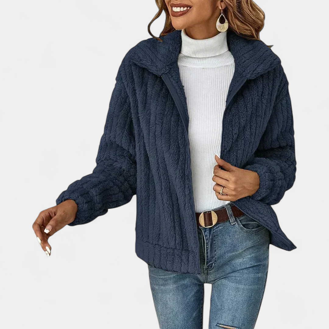 GENEVIEVE™ - Stylish Sherpa Jacket
