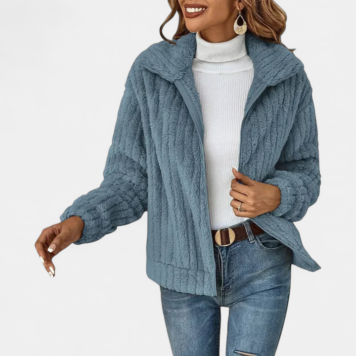 GENEVIEVE™ - Stylish Sherpa Jacket