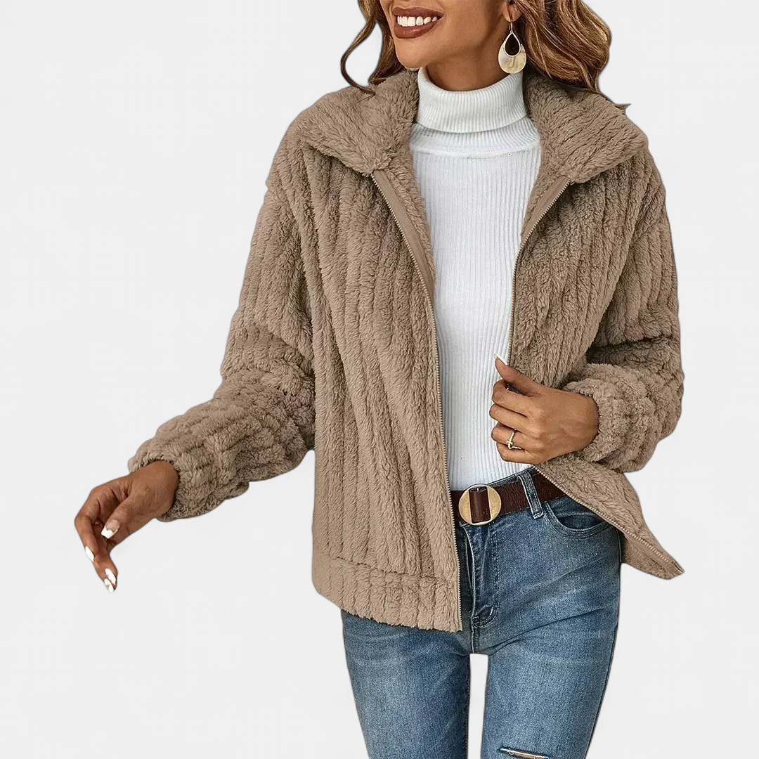 GENEVIEVE™ - Stylish Sherpa Jacket