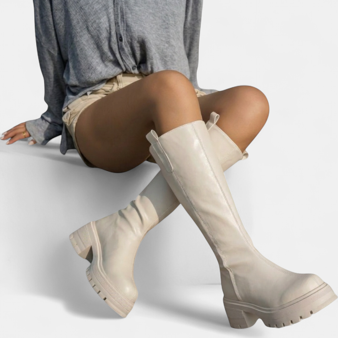 BRITTA™ – Cozy Fleece-Lined Tall Shaft Booties