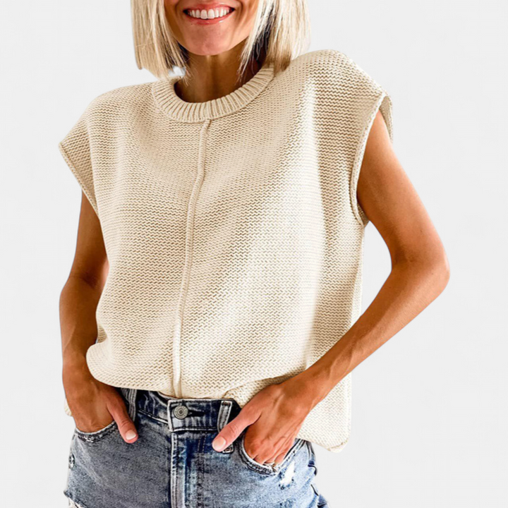 MAISIE™ - Casual Minimalist Crewneck Sleeveless Top