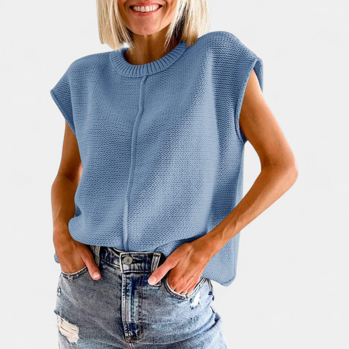 MAISIE™ - Casual Minimalist Crewneck Sleeveless Top
